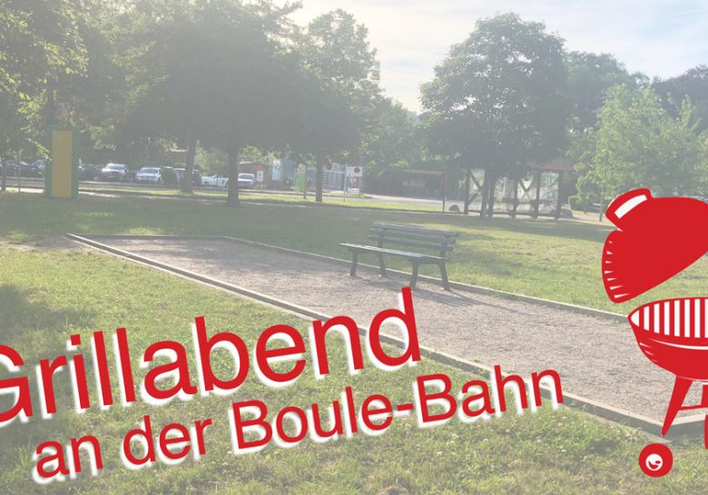 Grillabend an der Boule-Bahn in Forst