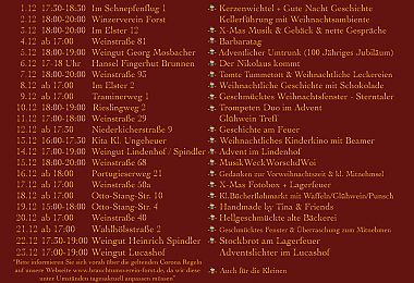 Lebendiger Adventskalender Forst/Pfalz